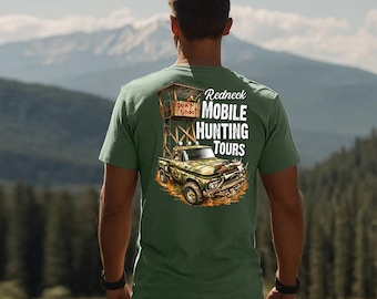 Camiseta unissex de gola redonda, modelo 5000, cor verde militar, da marca Gildan®.