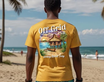 Camiseta unissex de gola redonda e tecido pesado | Gildan® 5000 Daisy