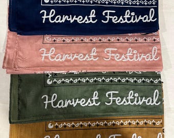 Custom embroidered bridesmaid gift, personalized bridal party accessory, custom western themed party favors, custom ranch accessory, Rodeo