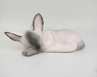 Seal Point Sphynx Cat Urn (GR)