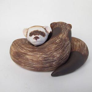 Sable Ferret Best Friends Cremation Urn Customized (BFF)