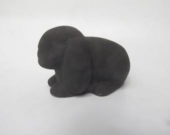 Holland Lop Rabbit Urn (BK)