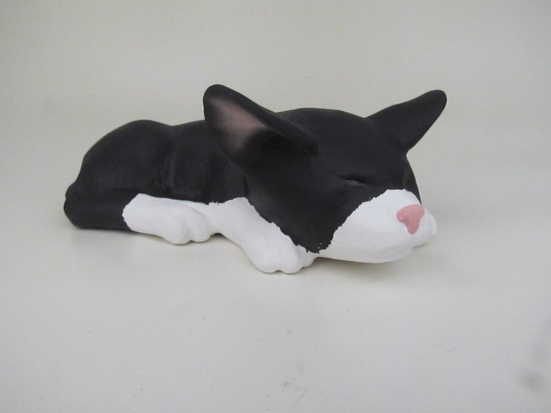 tuxedo cat urn