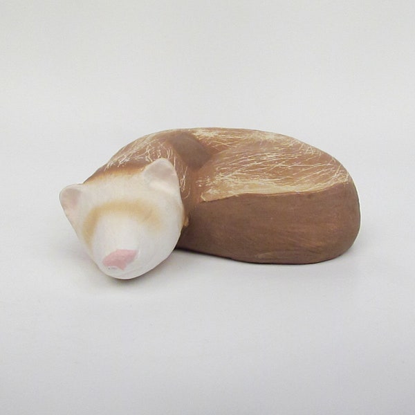 Sable Ferret Cremation Urn Brown  Customized