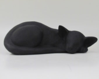 Black Cat Cremation Urn - CP