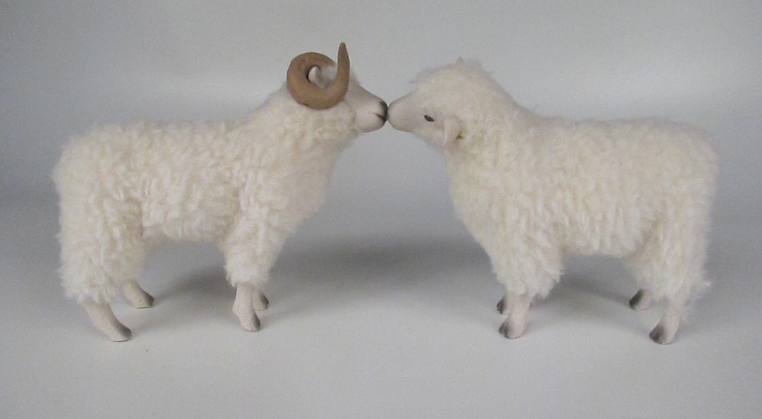 Porcelain Sheep Drysdale Sheep Bride and Groom Kissing Etsy