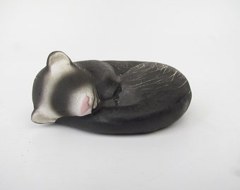 Black Sable Ferret Cremation Urn Customized (O BL)