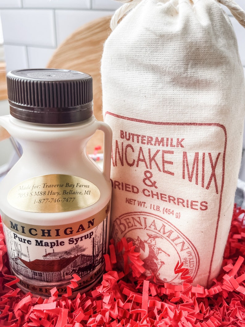 Delicious Michigan Gourmet Breakfast Box Pancakes Honey Hot Cocoa Perfect for Housewarming Corporate Gifting Thank You Gift image 5