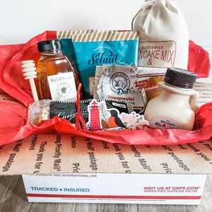 Delicious Michigan Gourmet Breakfast Box Pancakes Honey Hot Cocoa Perfect for Housewarming Corporate Gifting Thank You Gift image 2