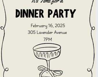 Dinner Party Invitation