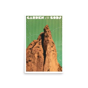 Garden of the Gods Colorado Retro Fine Art Print