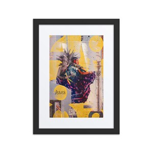 Denver Colorado Indigenes Wandbild Fine Art Print, mit Passepartout 12x16
