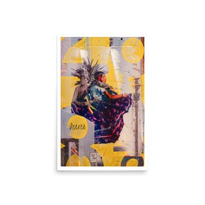 Denver Colorado Indianer Wandbild Fine Art Print