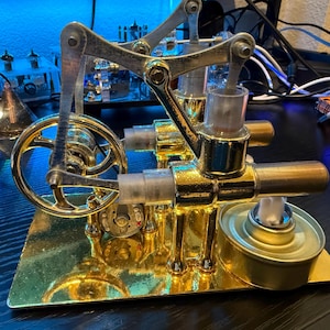 Stirling dual engine generator.