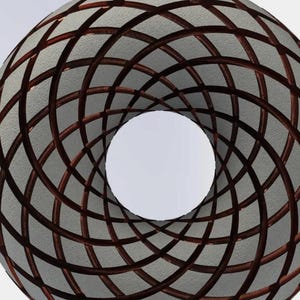 Rodin Coil Vortex wave and Torsion field generator.