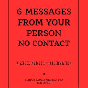 Message d'AMOUR 24 HEURES de votre SP/personne/ex + carte de numéro