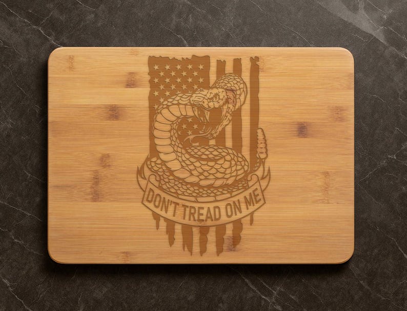 Don't Tread on Me Gadsden Snake SVG | Patriotic American Flag DTOM Cut ...
