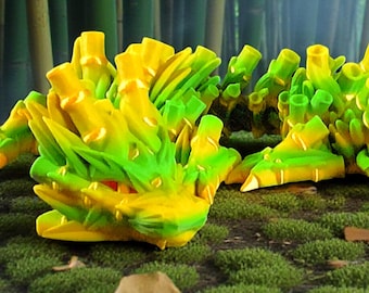 3D Printed Articulated Dragon | Bamboo Design Flexi Toy