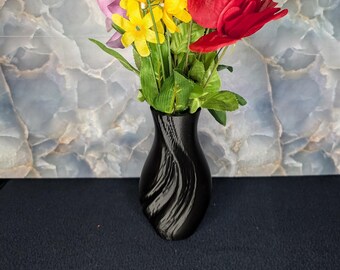 3D Printed Art Vase: Modern Home Decor for Dried Flowers