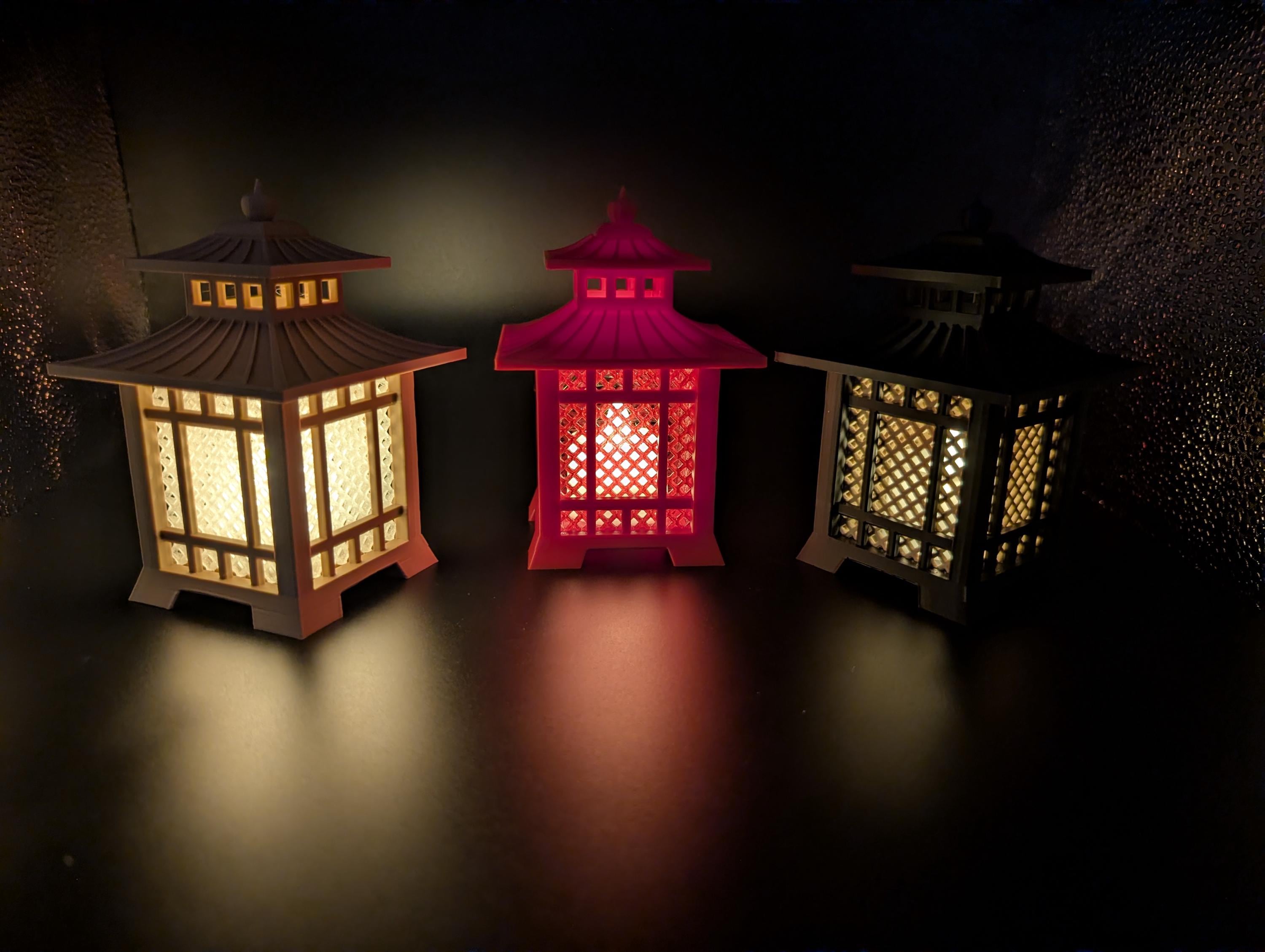 Japanese Style Lantern, Tea Light, Centerpiece, Lantern, Japan