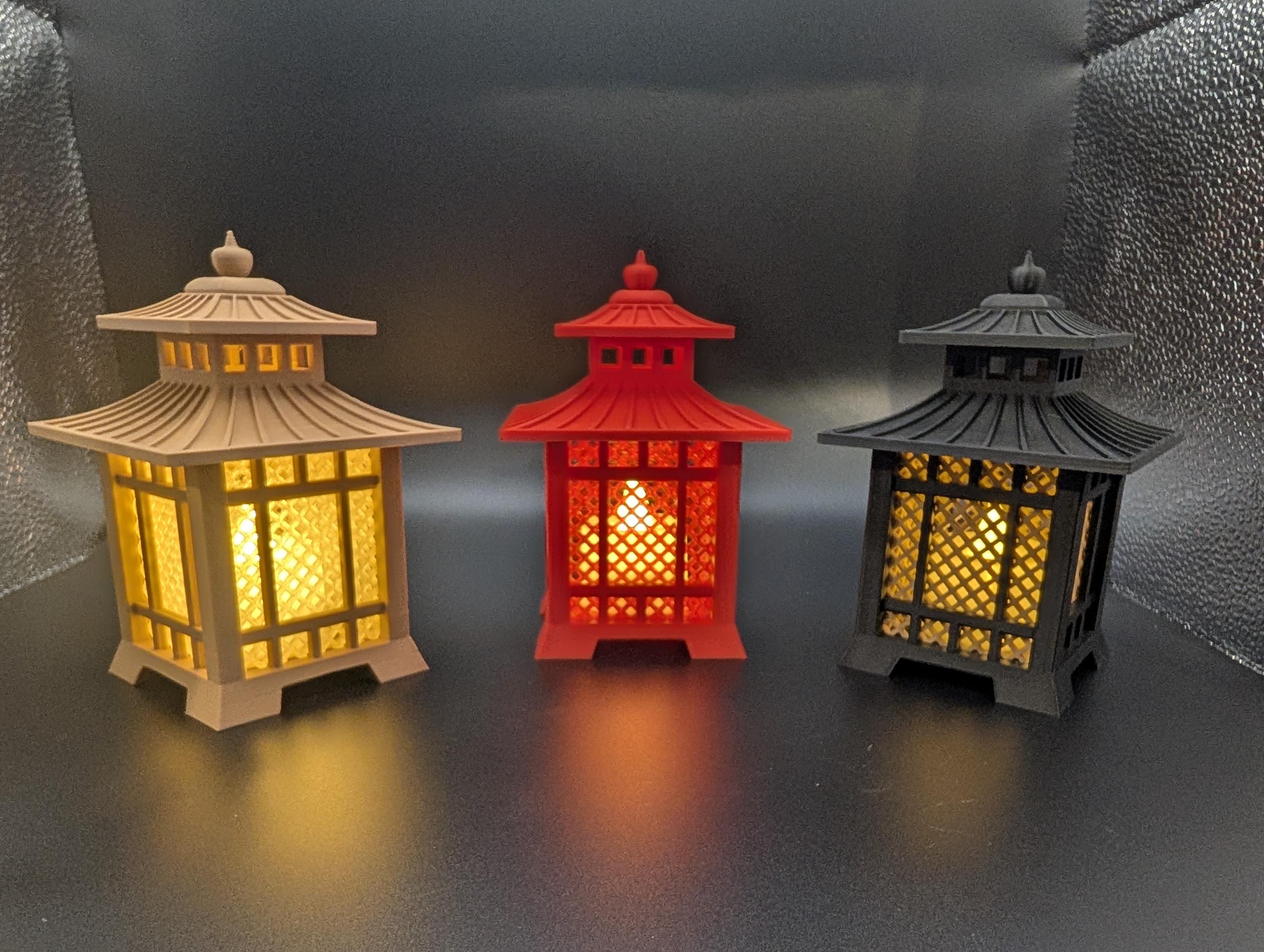 Japanese Style Lantern, Tea Light, Centerpiece, Lantern, Japan