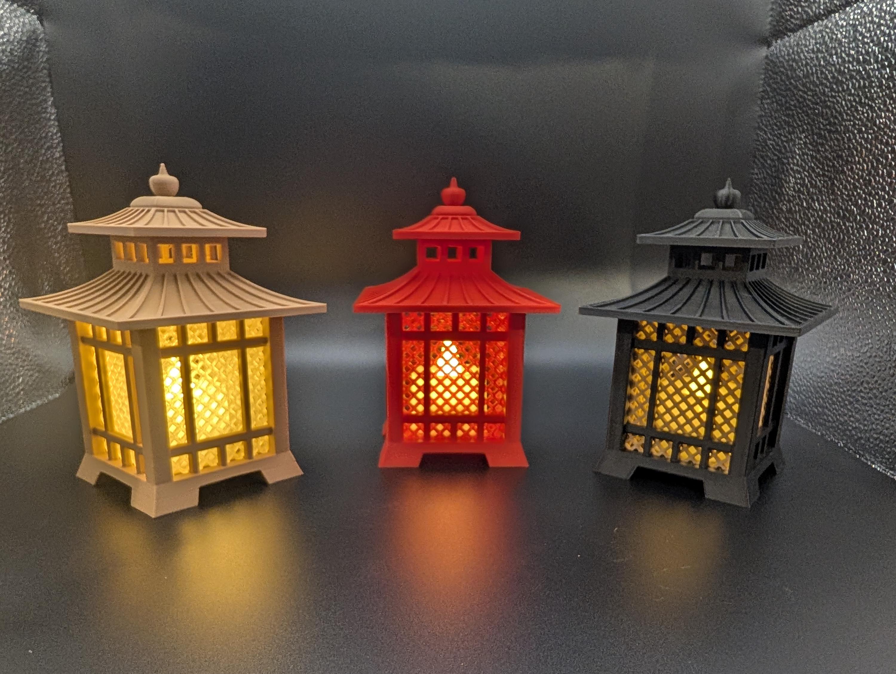 Japanese Style Lantern, Tea Light, Centerpiece, Lantern, Japan