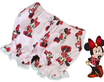 Minnie Mouse Diaper Cover Baby Bloomers sizes 3 months to 3 years- Ships Free today!