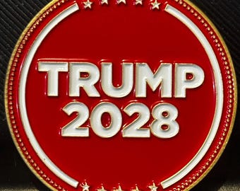 Präsident Donald J. Trump 2028! White House POTUS 45 47 48 Präsident Challenge Münze