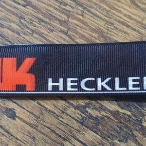 Heckler & Koch Pistol Rifle Target Shooting Gun Military Sport Keyring Keyfob