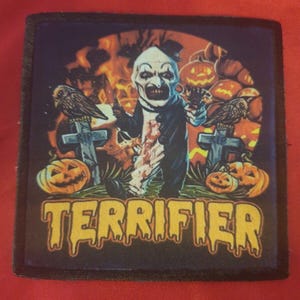 Terrifier Art The Clown Gore Horror Slasher Film Movie Custom Sew Iron On Patch