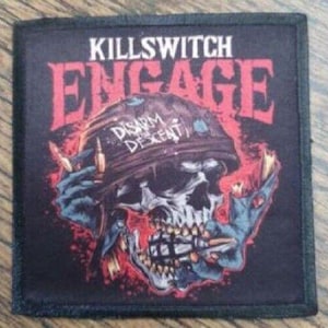 Killswitch Engage Disarm the descent rock metal band music sew / iron on patch