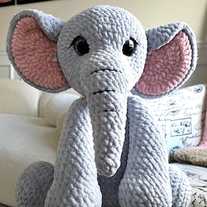 Cuddle Keepers - Auradon the Elephant – Crochet Pattern (PDF)