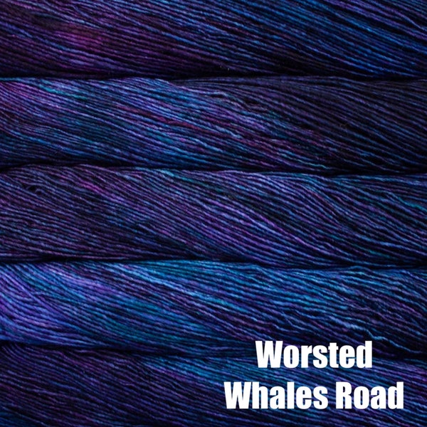 Malabrigo Worsted Whales Road Single Ply Wool