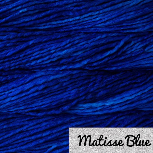 Matisse Blue Malabrigo Rasta Super Bulky Merino Wool