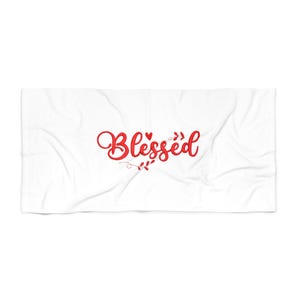 Blessed, Embroidery Design, Embroidery Digital, Download 5 Sizes, Embroidery File, Machine Embroidery, Instant Downloads