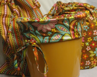 Forro personalizado para cesta de lavandería... Tú eliges la tela, yo hago el trabajo.