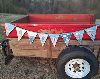Guirnalda vintage de Beachcomber para decoración de fiestas en la playa