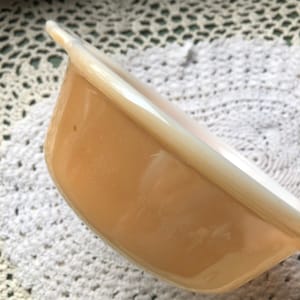 Fire King Small Casserole Dish Peach Luster