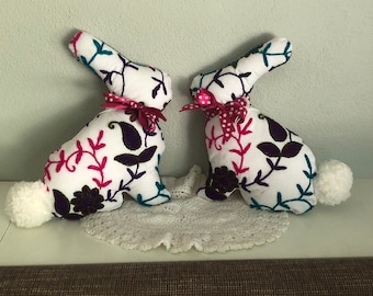 Small Plushie Bunny/Easter Decor