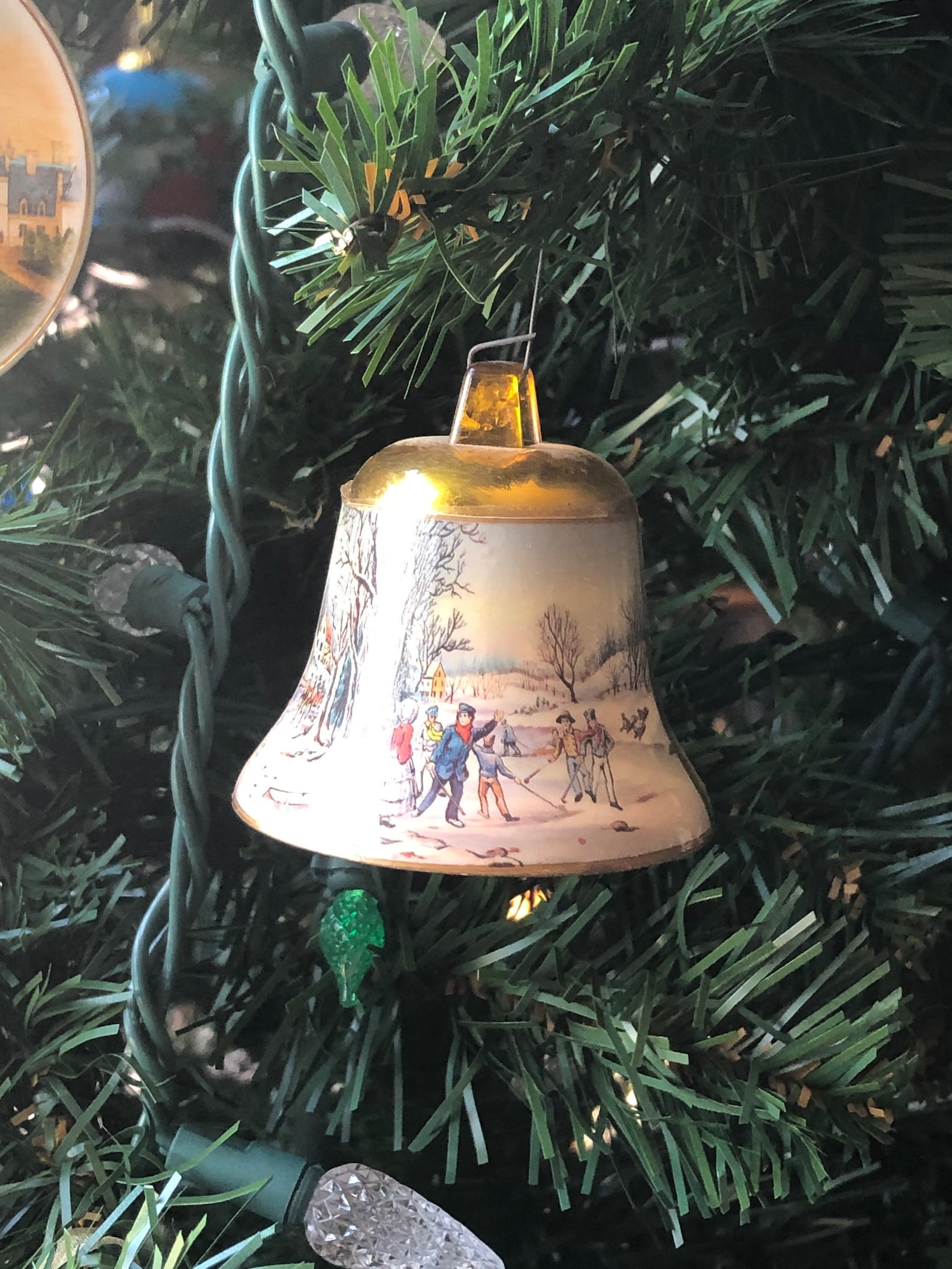 Vintage Christmas Bell Ornaments 