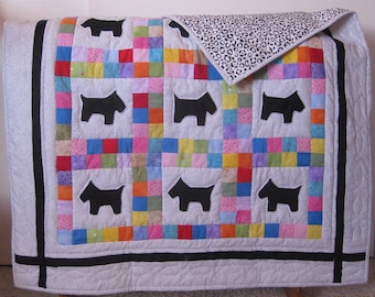 Scotty Hund - Baby, Schoß, Wand, Bauch Zeit Quilt