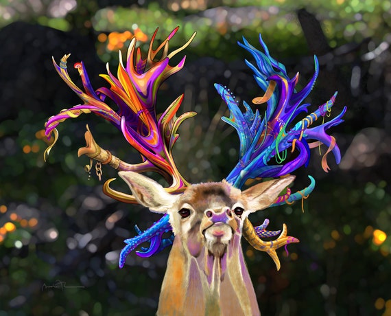 Elk Antlered. Close up of an Elk s Huge Antlers. Etsy
