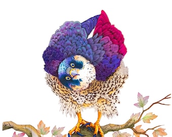 Peregrine Falcon Illustration
