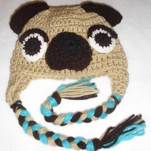 Pug Baby Hat-Darling, Exceptionally Sweet, Smiles from all! image 3