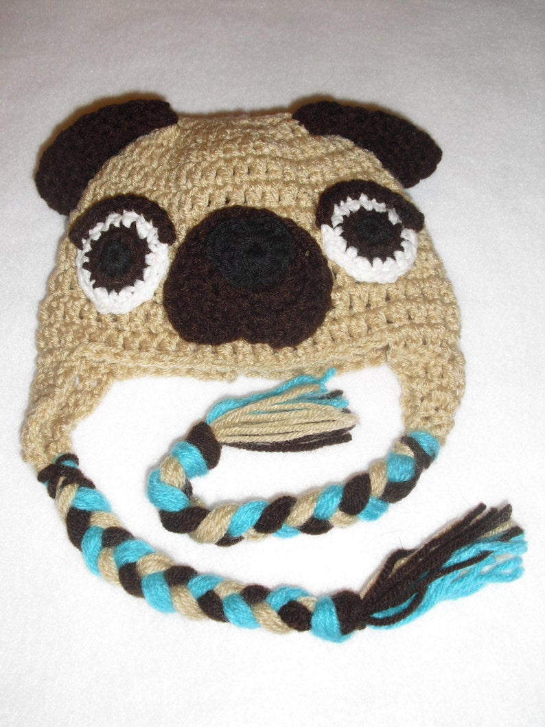 Pug Baby Hat-Darling, Exceptionally Sweet, Smiles from all! image 3