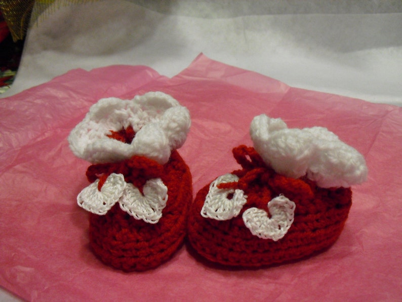 Valentine Sweet Heart Booties image 1