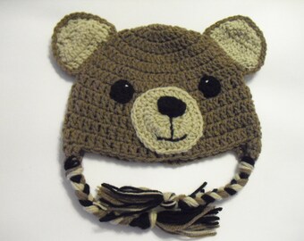 Beary Cute Bear Hat, Perfect Nose, Eyes and Ears with a Big Smile For your Liittle one