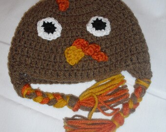 Turkey Gobble Gobble hat, Giving Thanks on Thanksgiving for your baby!