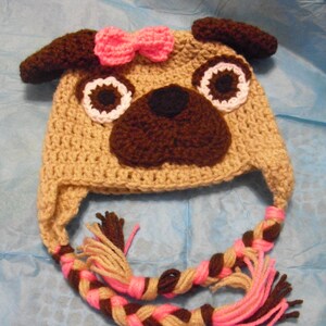 Pug Baby Hat-Darling, Exceptionally Sweet, Smiles from all! image 2
