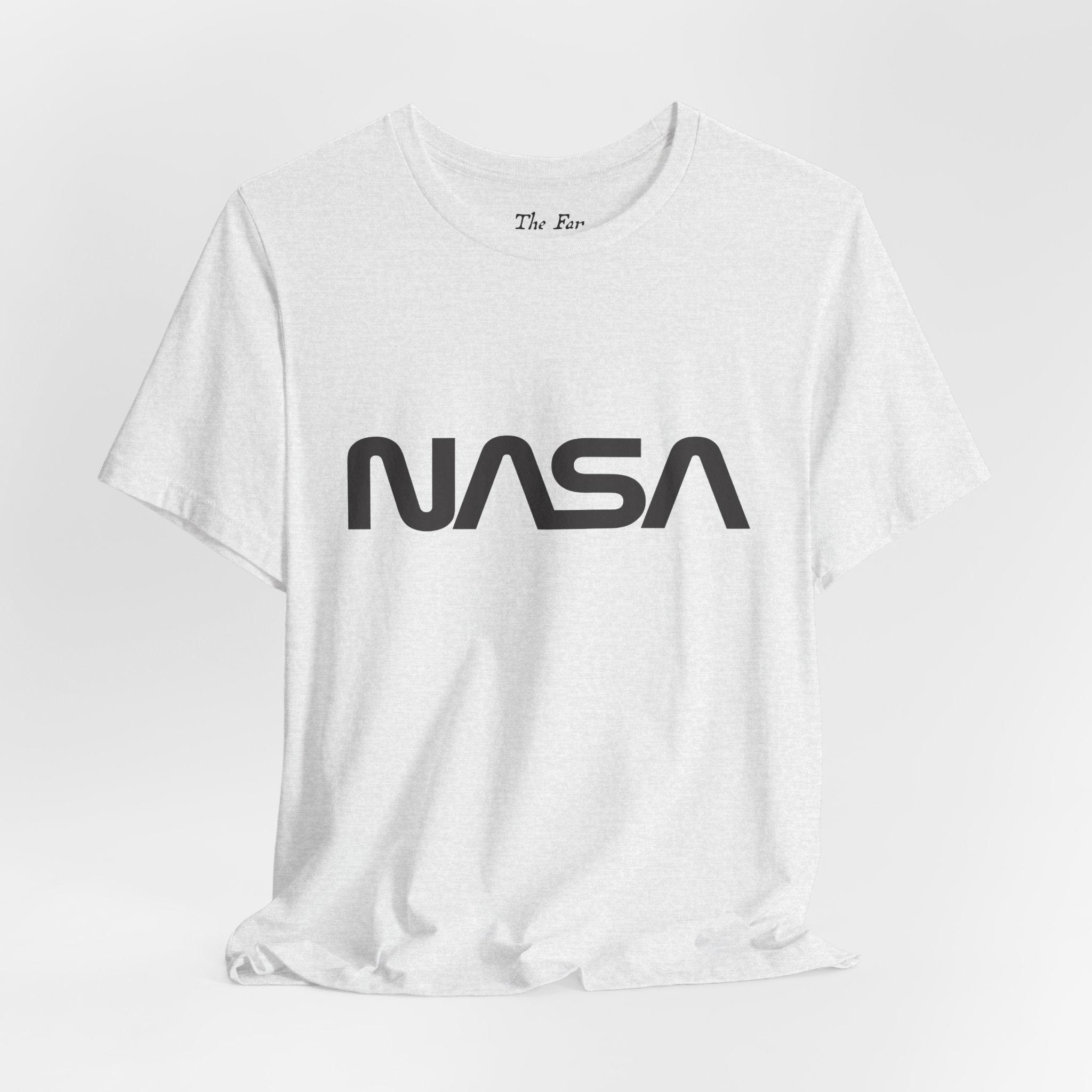 NASA Worm Logo White Long Sleeve T-Shirt main image 1